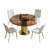 Luxury Dining Table, Modern Kitchen Table, Space Saving Breakfast Table for Apartments-1809386002