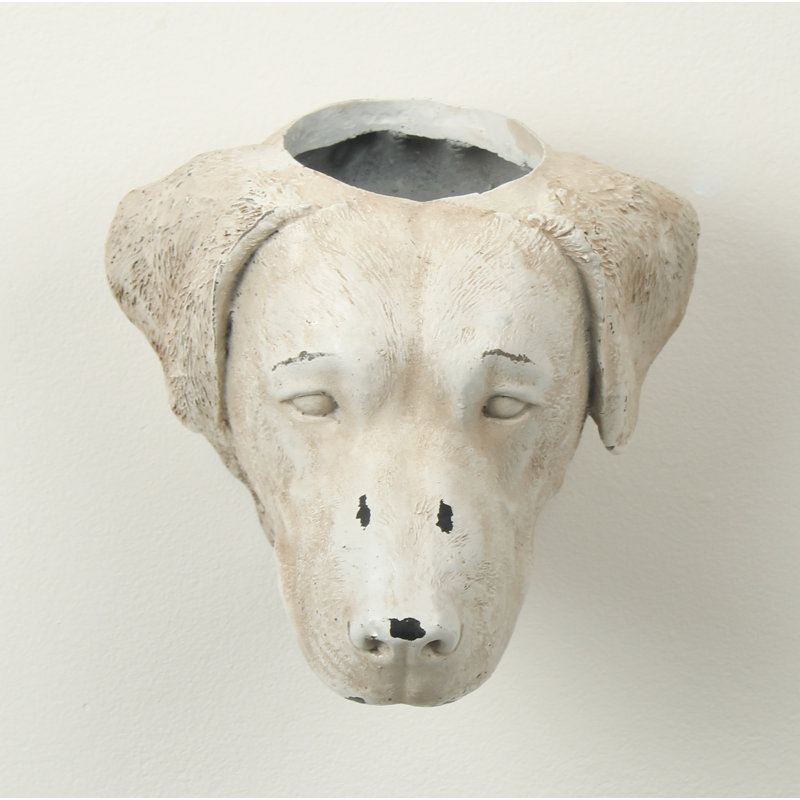 Izabella Handmade Wall Planter, Cream