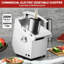 Commercial Food Processor,food Chopper With 3mm/4mm/7mm Shred And 2mm/4mm Slice, Stainless Steel Electric Vegetable Slicer For Hotel Kitchen Restaurant
