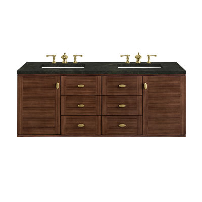 Amberly 60" Double Bathroom Vanity Set