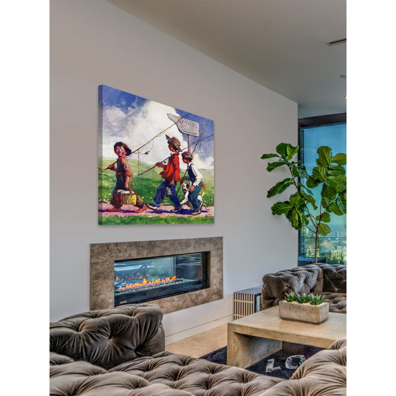 Nashs Pond - Painting on Canvas, 101cm H x 101cm W