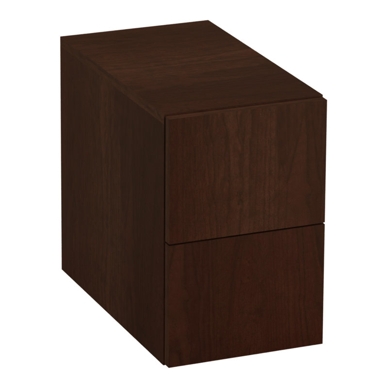 Poplin 12.37" Bathroom Vanity Base Only, Cherry Tweed