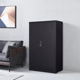 25.6'' Wide 2 - Shelf Storage Cabinet