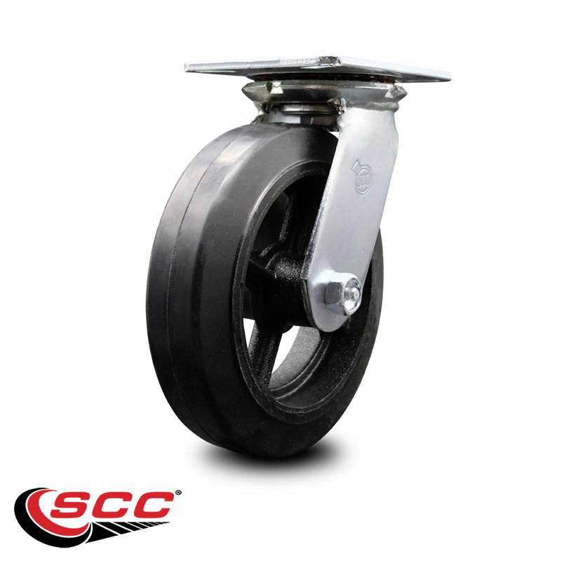 Rubber and Steel Caster