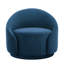 Fauteuil demi-tonneau pivotant rembourré Aunna-189368896