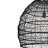 Aracelie 1 - Light Matte Black Dome Pendant-1932446873