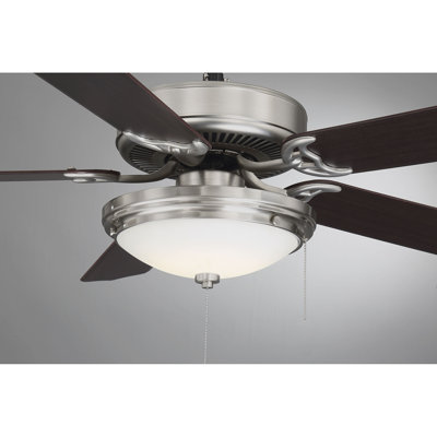 Ventilateur de plafond bol 1 lumière DEL
