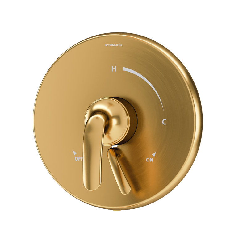 Elm Single Handle Shower Valve Trim, Bronze