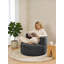 One Seater Compressed Round Curved Sofa Chair-2011588824