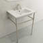 Lavabo de salle de bain rectangulaire double en argile réfractaire avec trop-plein BOCCHI Ravenna-705069583-721226975