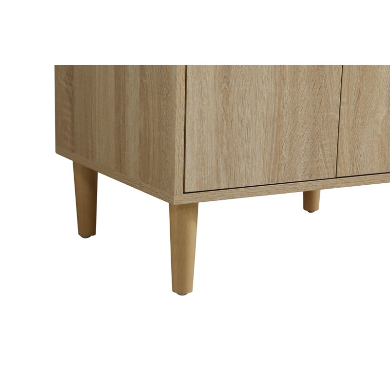 Meuble-lavabo simple 24 po Chandler, Bois de manguier