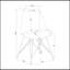 Ensemble de 2 chaises d'appoint en polypropylène-1352402453