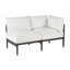 Santa Barbara 57.25" Wide Outdoor Loveseat with Cushions-490889835-490889841-528395934