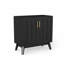 Armoire de buffet, armoire de buffet avec tablettes réglables, armoire de rangement décorative pour la maison