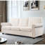 Velours de style Mid-Century moderne, 3 places avec mousse haute, pieds en bois massif, toucher-1623574545
