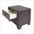 Madison Espresso 2-Drawer Nightstand - No Assembly