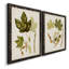 Feuilles antiques, toile encadrée de qualité supérieure, prête à être accrochée-560071801-560071802
