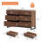 Modern Buffet Sideboards, Sideboard Buffet Cabinet With 6 Drawers And Metal Base, Coffee Bar Storage Cabinet For Kitchen, Buffet Cabinet-868446798