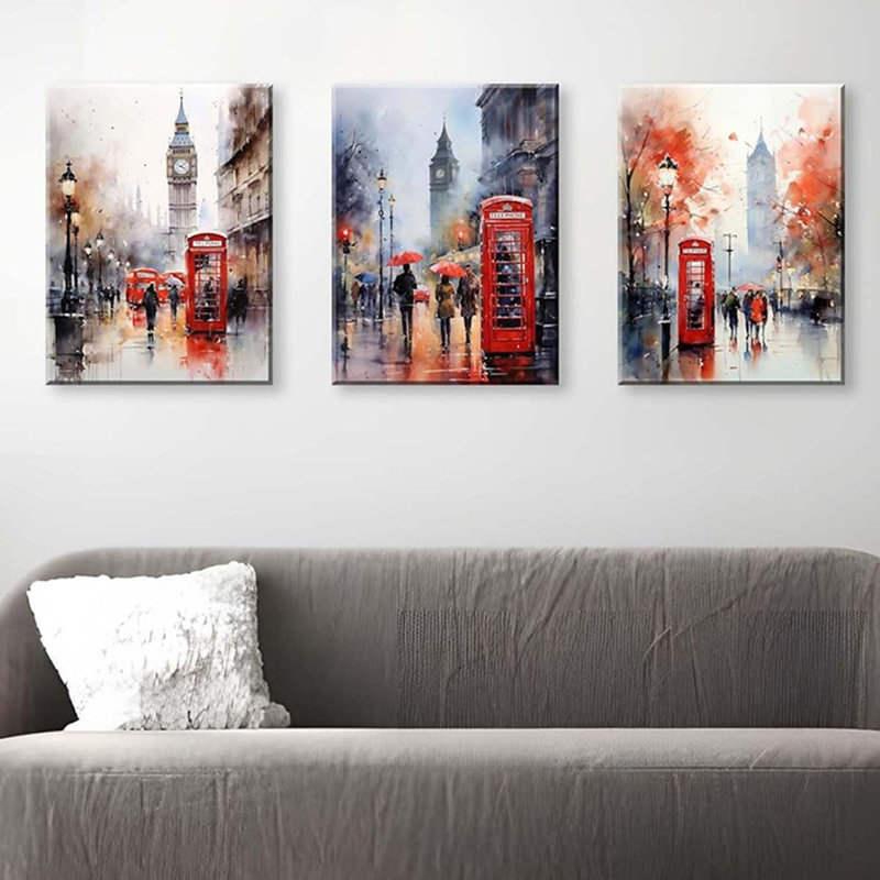 3 Piece Wrapped Canvas Print