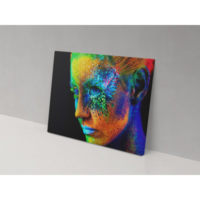 UV Gaze - Wrapped Canvas Painting