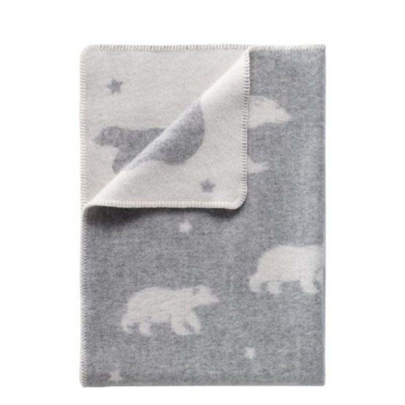 Polar Bear Medium Wool Blanket