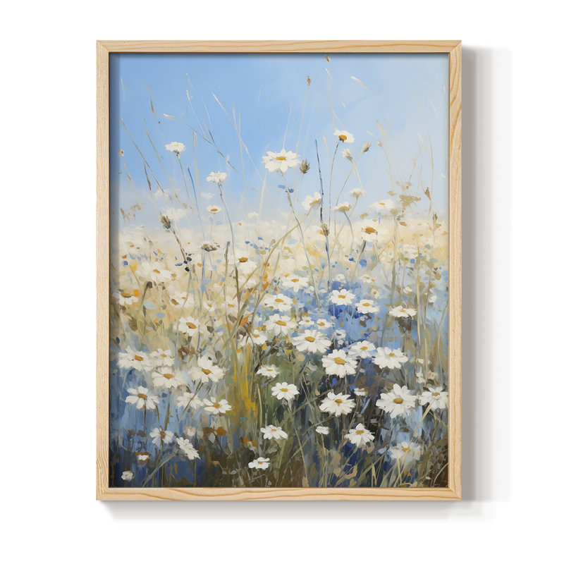 FLORAL Series XIX, reproduction encadrée - bois massif, H 21 po x l 17 po