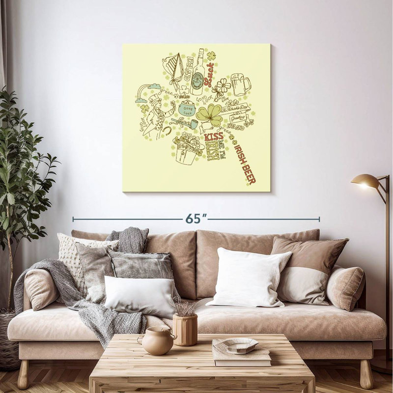 Lelend All Things Irish, 39" H x 39" W