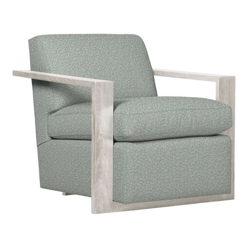 Thom Filicia Home 32" Wide Upholstered Armchair, Casa Blanca, Tuck Water