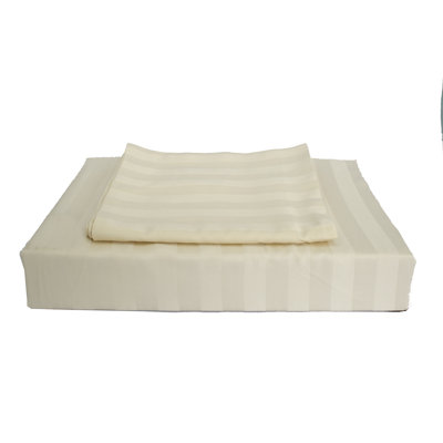 Natural Rayon from Bamboo Stripe Reversible Duvet Cover Set