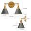 Éclairage pour meuble-lavabo en bronze antique à 2 lumières à intensité variable Bianco Modern Classic-1836690167