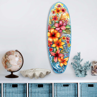 Décoration murale planche de surf