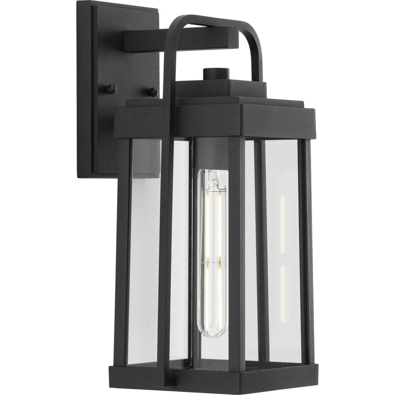 Walcott Aluminum Wall Light, 14" H x 7.125" W x 7.37" D