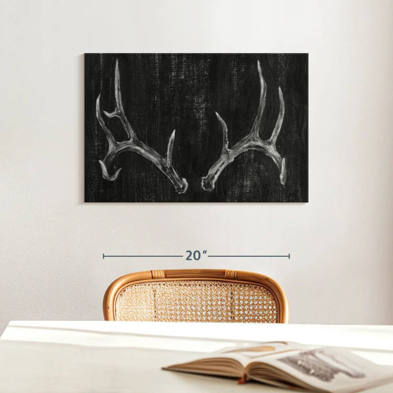 Senne Rustic Antlers I, 16" H x 24" W