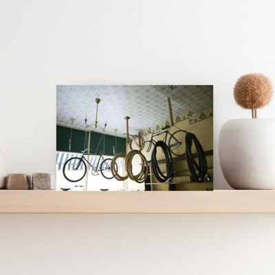 Replica of early 1900s Wright Bicycle shop Carillon Historical Park Dayton Montgomery County Ohio USA 1 Piece Wrapped Canvas Wall Art