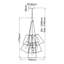 Poulan 7 - Light Bronze Cluster Pendant
