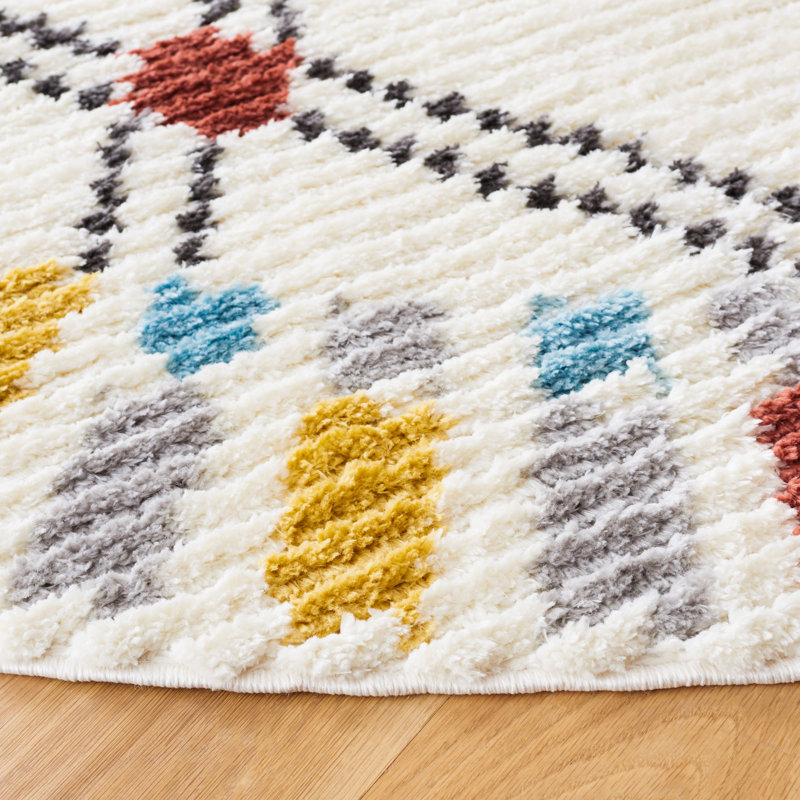 Kerrin Performance Southwestern Rug, Round 6'7"