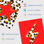 Leopard Pattern Heart Lightning Star Beautiful Bright Strong 9 Piece Wall Art-88622342-88622343