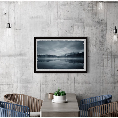 Foggy Lake - Single Picture Frame Painting