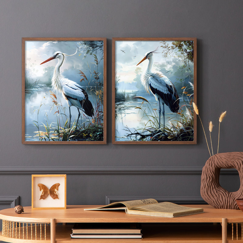 ANIMALS Series XCV - reproduction encadrée de qualité supérieure - prête à être accrochée - aucun clou requis - aucun clou requis