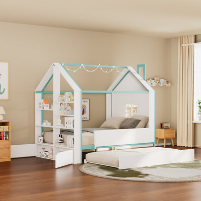 Lit pour enfant avec couchette coulissante et coulissante Lumina