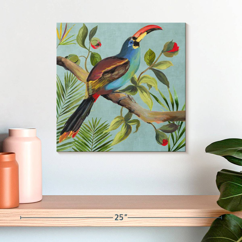 Brampt Paradise Toucan I, 16" H x 16" W