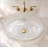 Majestic 21" Clear Oval Fluted Glass Vessel Bathroom Sink-90979917