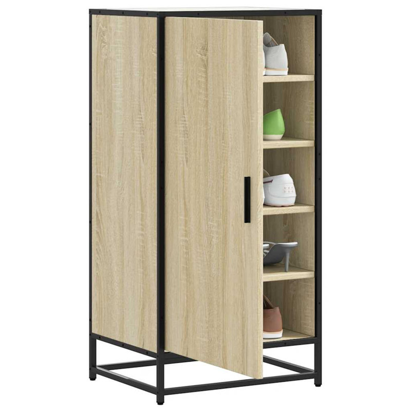 10 Pair Shoe Rack, Sonoma Oak