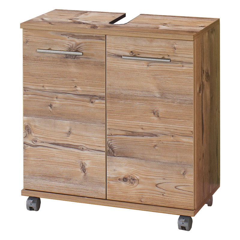 Isola 59.8cm Single Bathroom Vanity Base Only, Beige