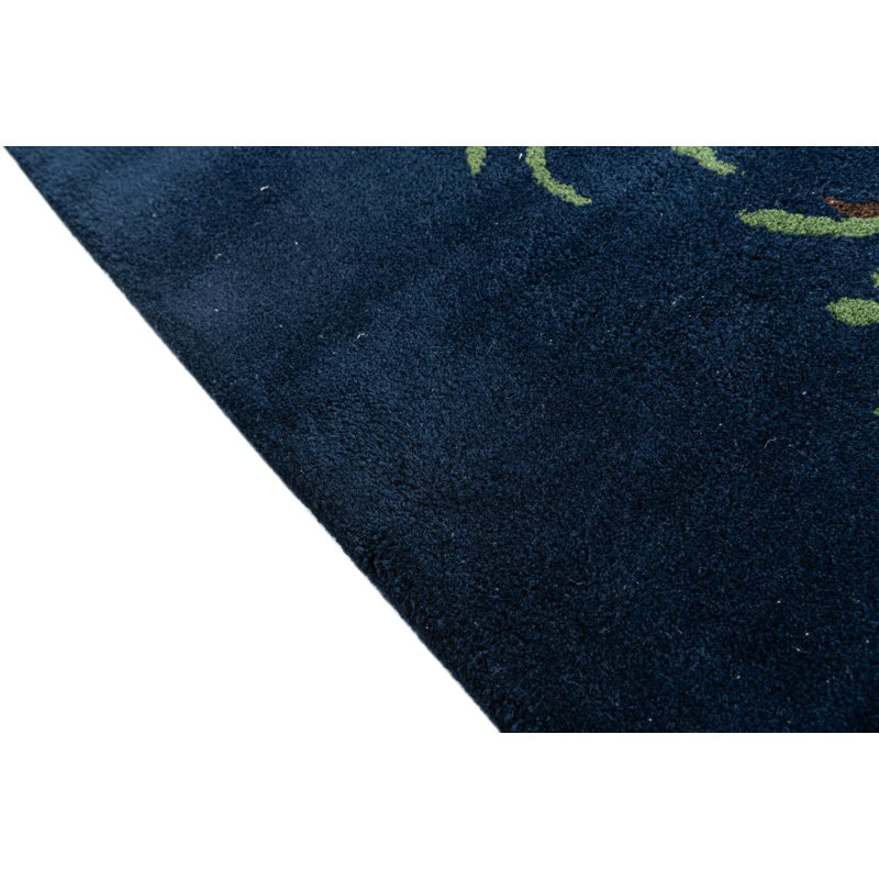 Noell Navy Blue Rug