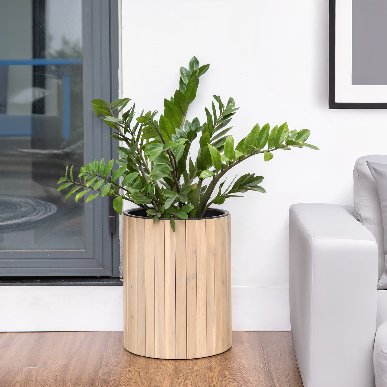 Morry 13" Cylinder Planter Box
