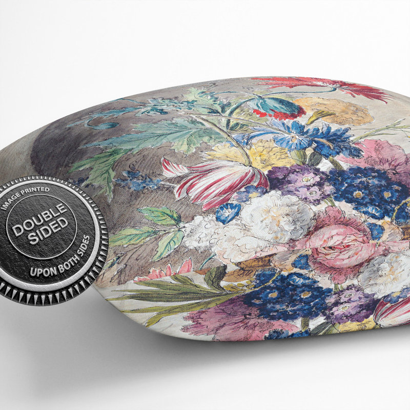Still Life With Flowers Vol.2 Square Throw Cushion, 40cm H x 40cm W x 15cm D