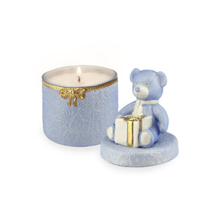7.1'' H Concrete / Cement Tabletop Tealight Holder with Candle Included