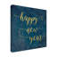 « côtier dentelle happy new year », reproduction d’impression sur toile tendue-33418758