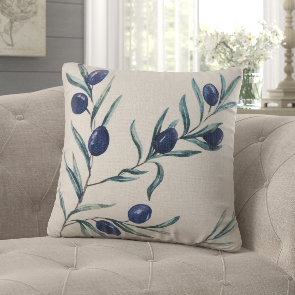Gracie Oaks Honaker Floral Reversible Throw Pillow Wayfair